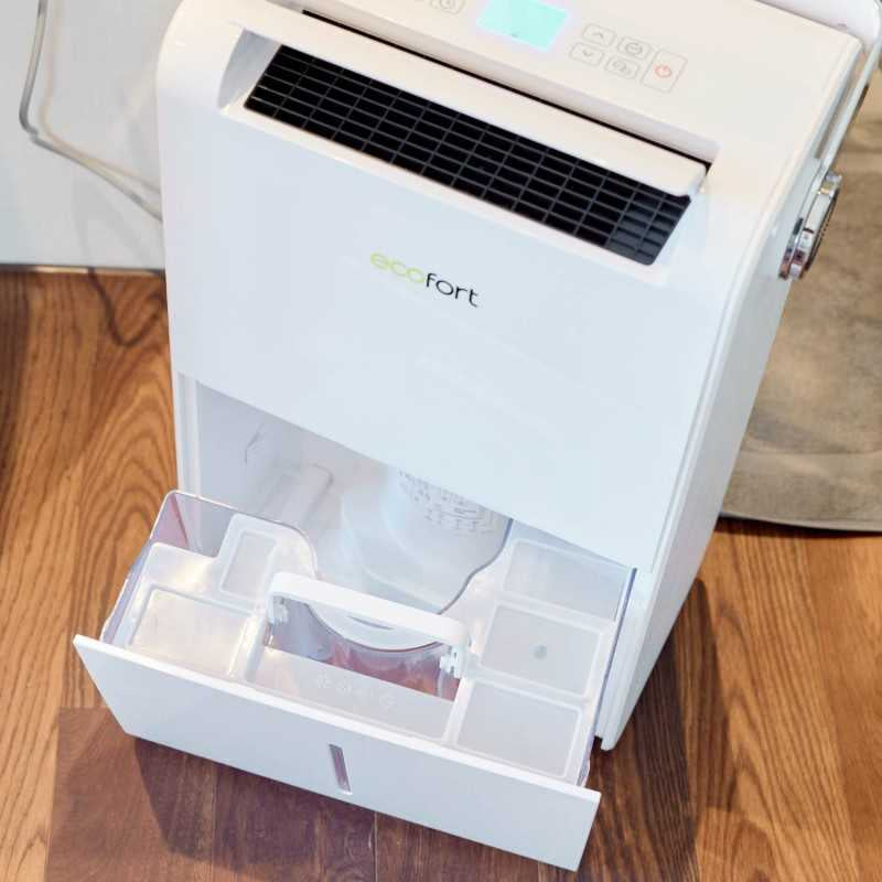 Ecofort Luftentfeuchter ecoQ 35L – 35 L/24 h, bis 85m², Tank 6 l, Hygrostat