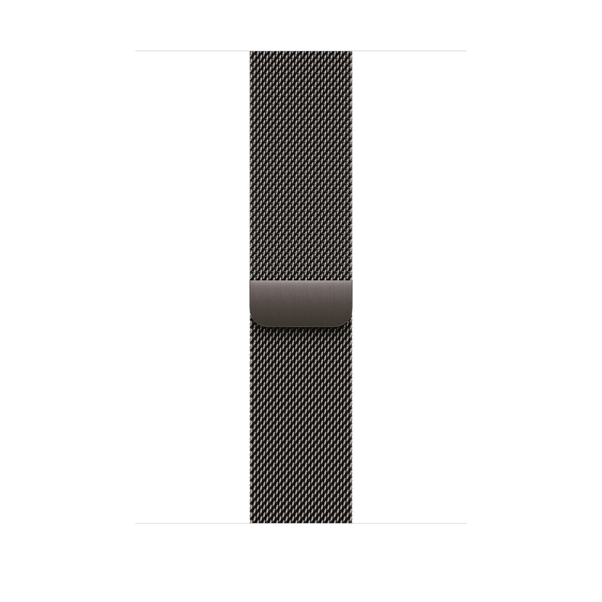 Apple Milanese Loop Slate – Armband – für Apple Watch 46 mm, Dunkelgrau, S/M, Edelstahl