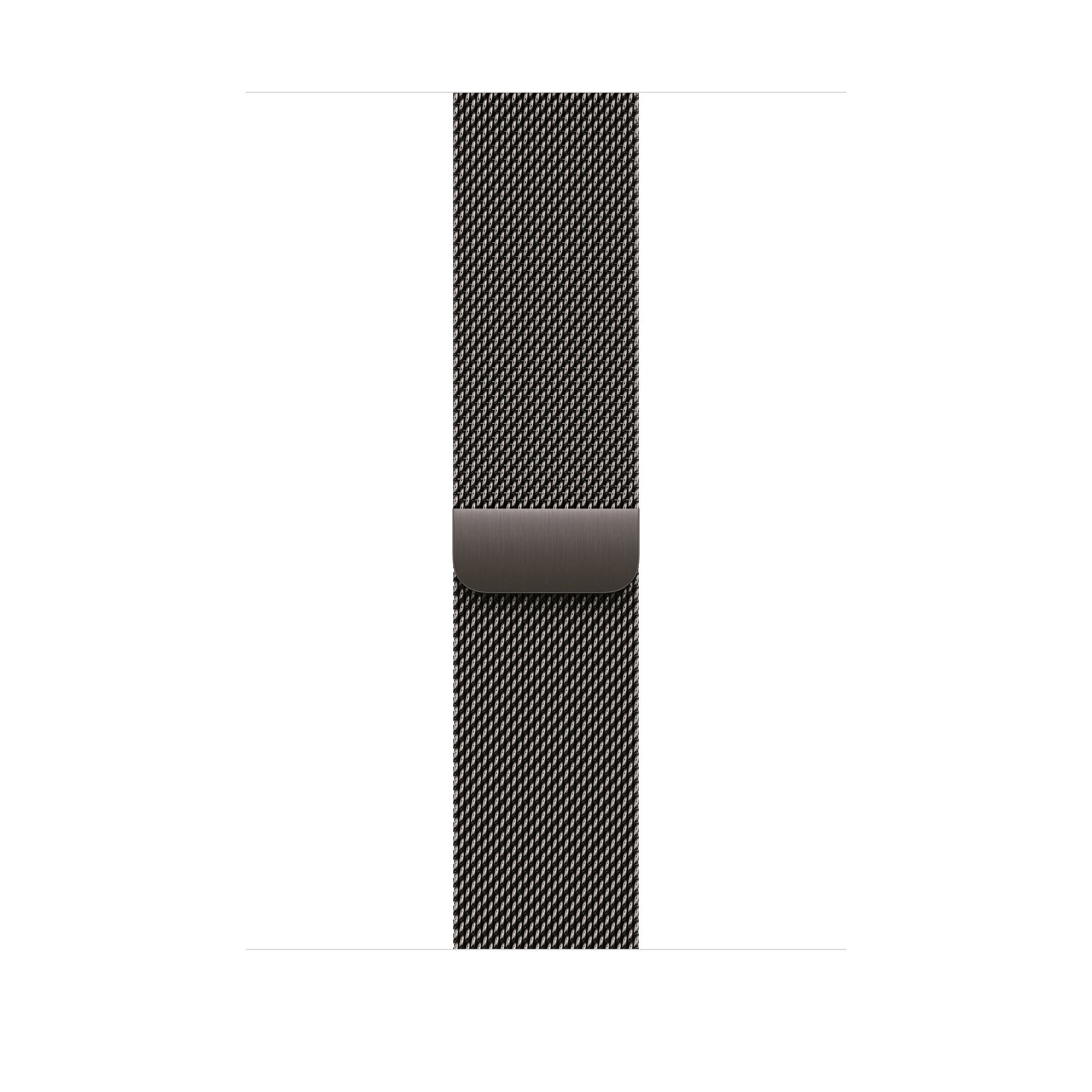 Apple Milanese Loop Slate – Armband – für Apple Watch 46 mm, Dunkelgrau, S/M, Edelstahl