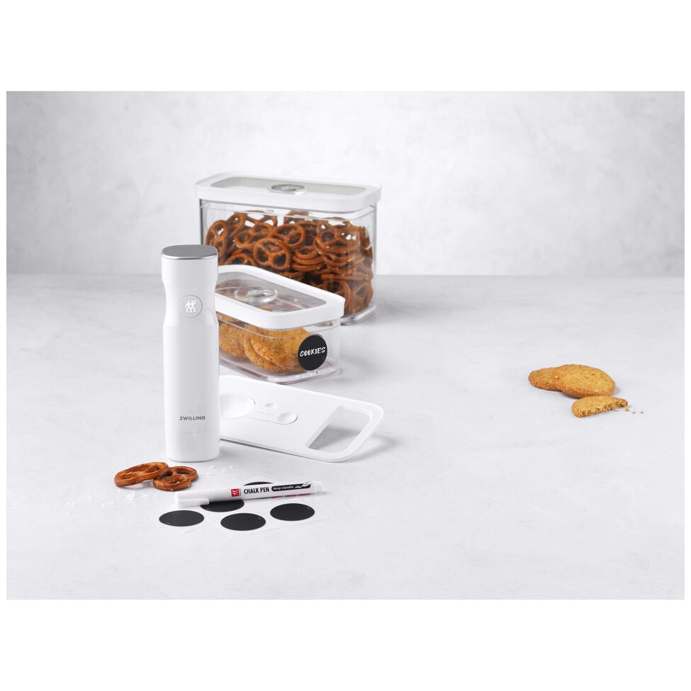 ZWILLING Vakuumbehälter Fresh & Save CUBE StarterSet – 320 ml, für Fresh & Save CUBE, Kunststoff, Weiss
