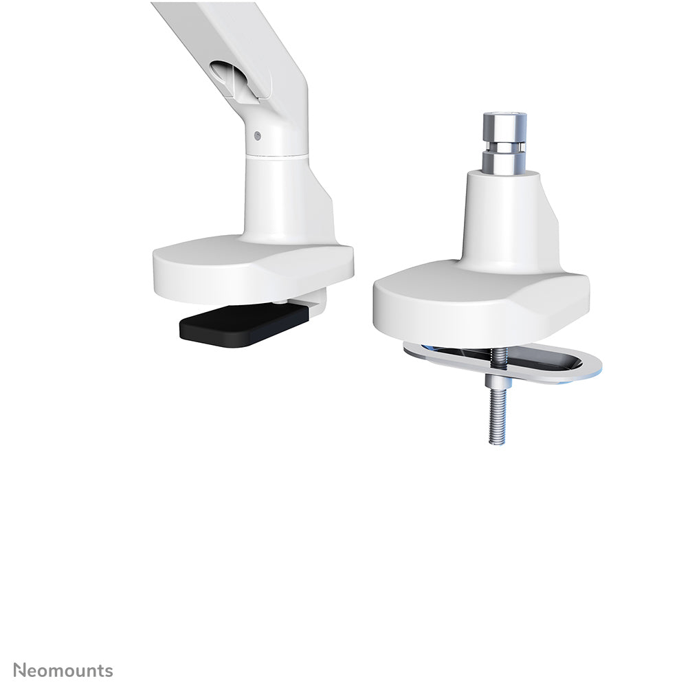 Neomounts FPMA D750WHITE2 – Monitorarm, Tischklemme, bis 32", VESA 75 × 75/100 × 100 mm