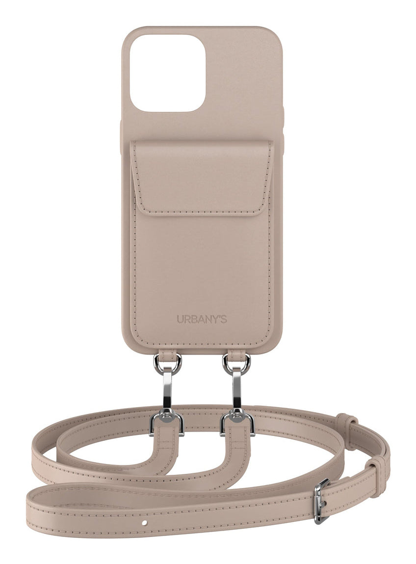Urbany's Necklace-Hülle – für Apple iPhone 16 Pro Max – Beach Beauty – mit Kartenfach
