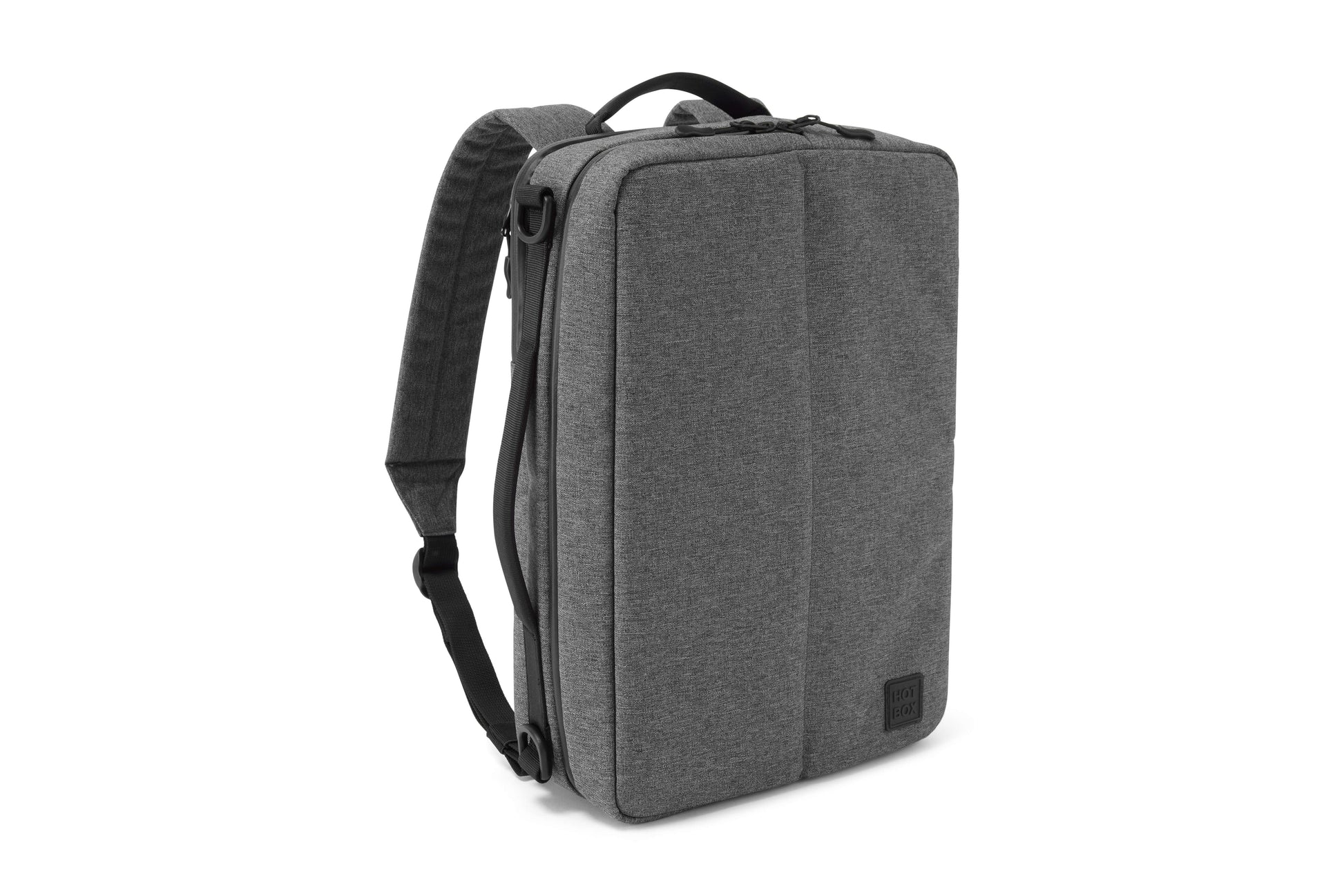 Hotbox Notebook-Rucksack – für 15" Notebook, rPET, grau, gepolstert