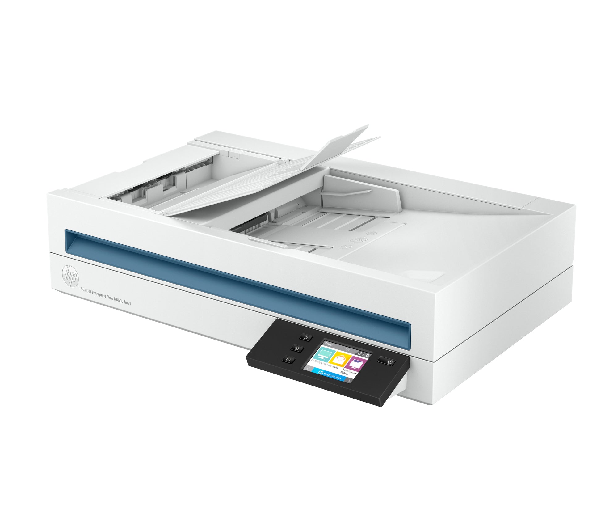 HP Scanjet Enterprise Flow N6600 – Flachbettscanner mit ADF, Legal, Duplex, 1200 dpi, ADF 100 Blatt