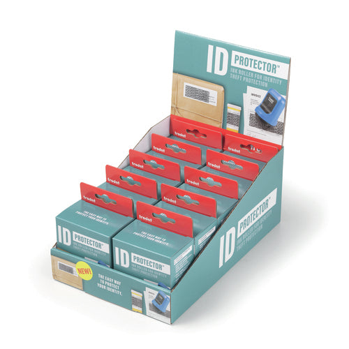 Trodat ID Protector – Tintenrollstempel (Datenmaskierer), blau/schwarz