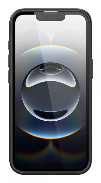 nevox StyleShell Invisio Backcover – für Apple iPhone 16e, PU+TPU, Schwarz