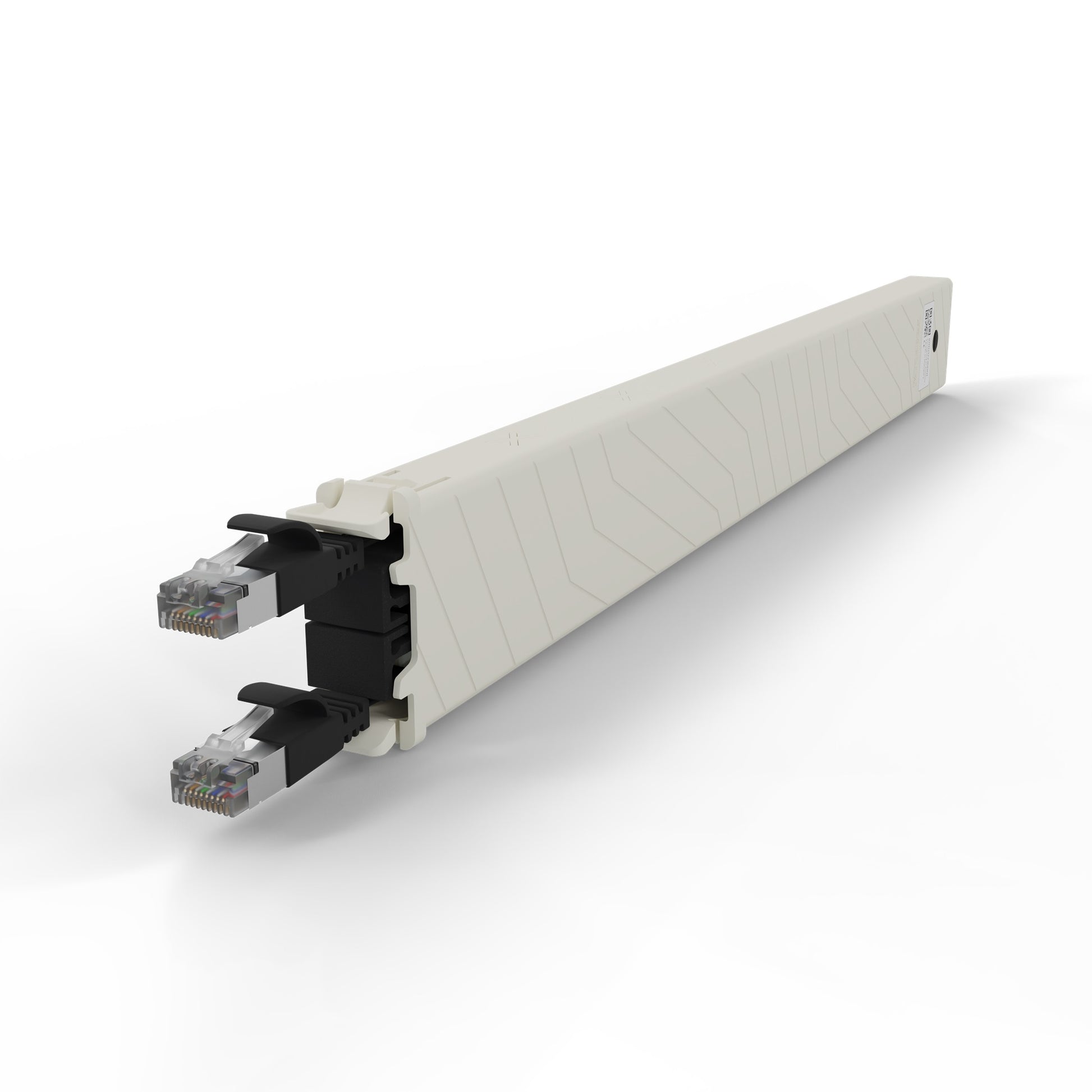 patchbox.one Cassette Patchkabel – Cat6a U/FTP (STP), 0,8 m, Schwarz, RJ-45