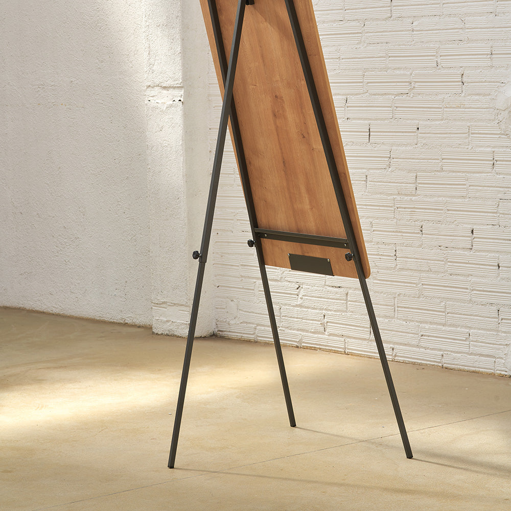 Rocada Flipchart – 69 × 195 cm, braun, Holz