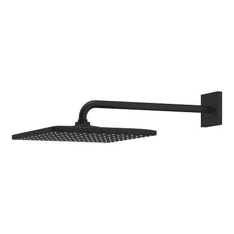 GROHE Kopfbrause RSH 310 Mono Cube Set – 31×42,2 cm, Stahl, Schwarz
