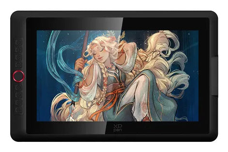 XPPen XP-PEN – Stiftdisplay Artist Pro 15.6 V2, schwarz, für Windows, macOS, Android und mehr