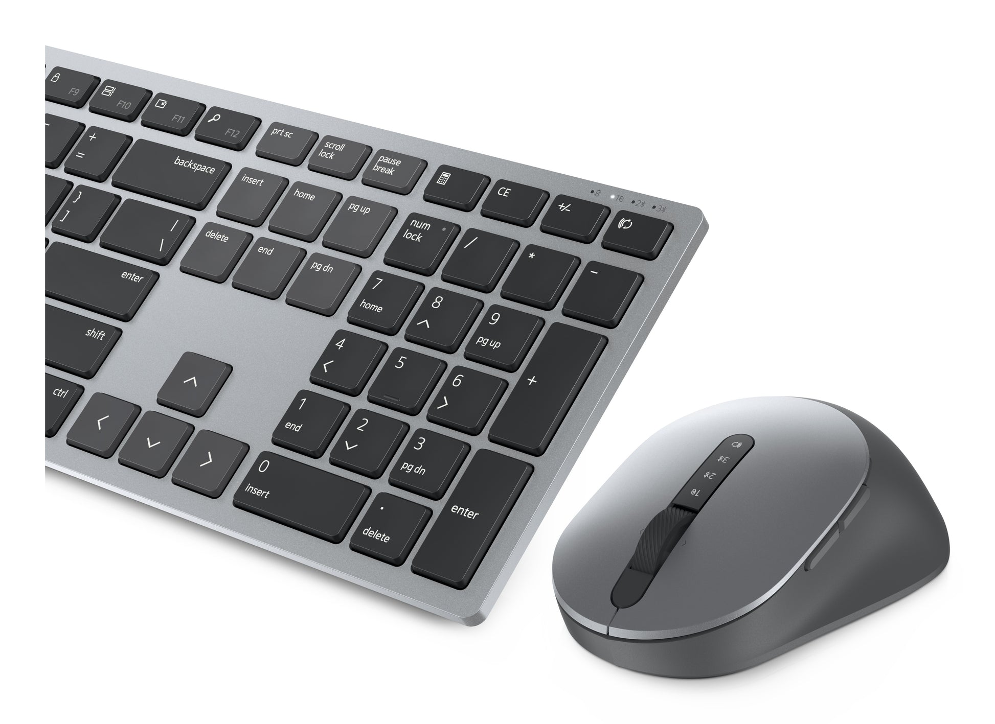 DELL KM7321W – Tastatur-Maus-Set – Bluetooth & 2,4 GHz – QWERTY (RU) – Grau