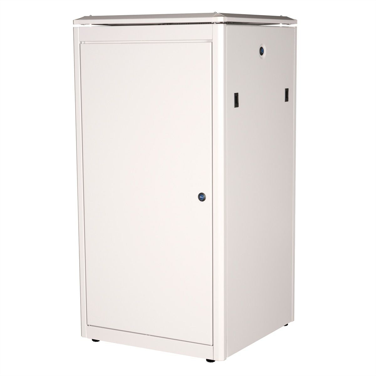 ROLINE Pro – 19" Netzwerkschrank 22U, IP20, abschliessbar, 600 × 600 × 1164 mm, lichtgrau, Stahl