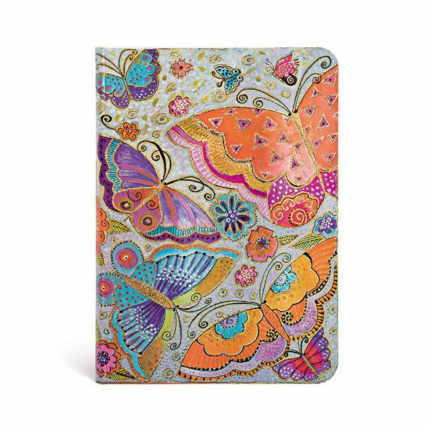 Paperblanks Notizbuch – 120 × 170 mm – 85 g/m² – Hardcover, Falt-Innentasche, Leseband, mehrfarbig, FSC