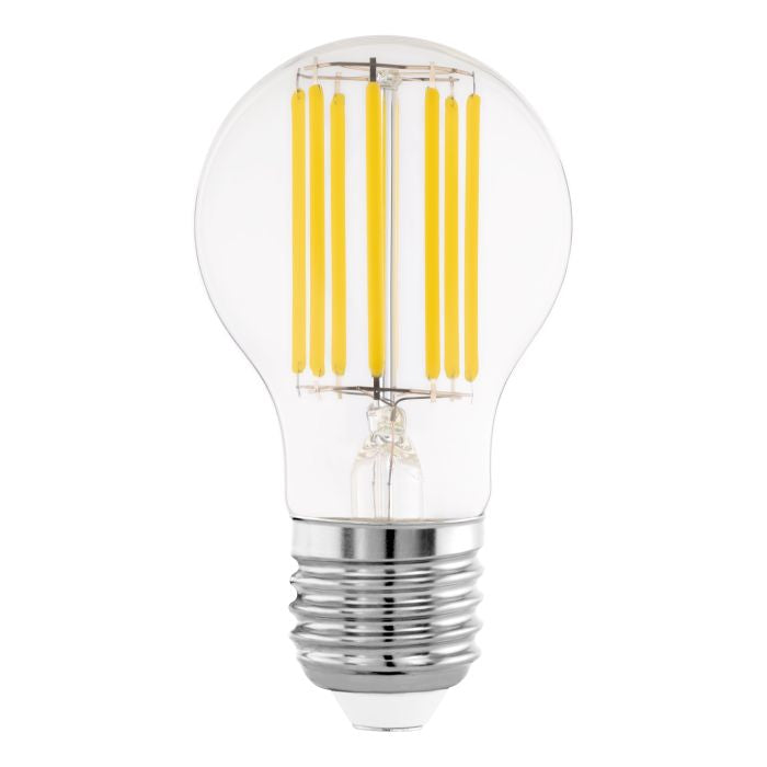 EGLO LED-Leuchtmittel E27 A60 – 1055 lm, 4,9 W, Warmweiss 3000 K – Transparent – 1 Stk.