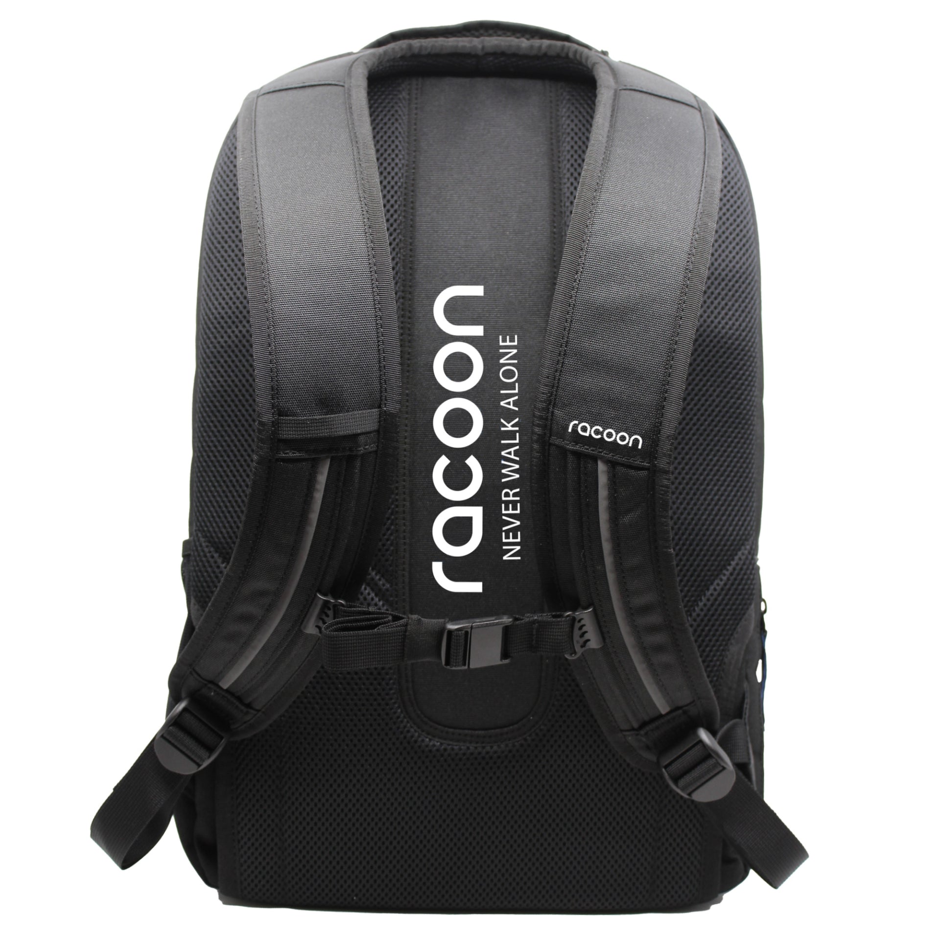 Racoon – Schulrucksack Everyday – Schwarz – 33 × 48 × 20 cm – Recyceltes PET