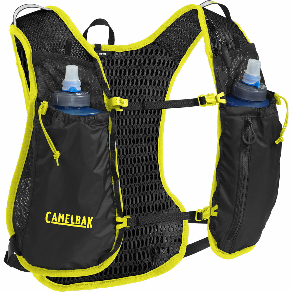 CamelBak Sportrucksack Trail Run Vest – 6 l, mit Trinksystem, Ripstop – Schwarz, 220 × 360 × 100 mm