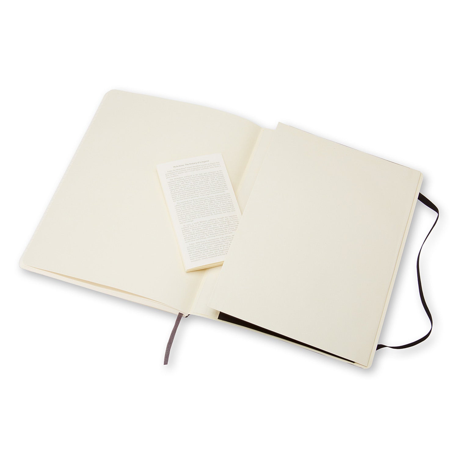 Moleskine Notizbuch, 190 × 250 mm, liniert, Fadenheftung, Softcover, 192 Seiten, 70 g/m² – schwarz