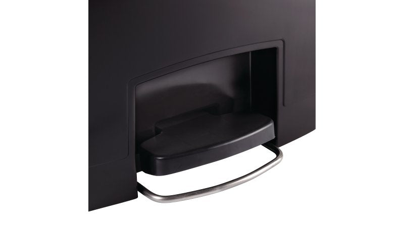 Rubbermaid Slim Jim Treteimer – 30 l – Kunststoff, rechteckig – schwarz