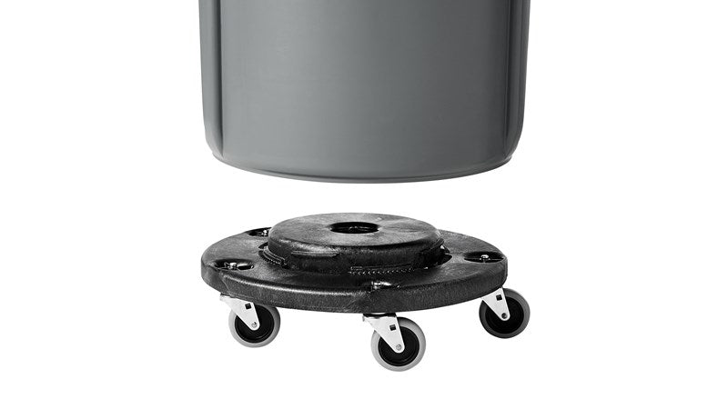 Rubbermaid Abfallsammler/Kehrichtsackhalter (mobil) FG264000BLA – für BRUTE 75,7 L und andere – schwarz, 5 Rollen