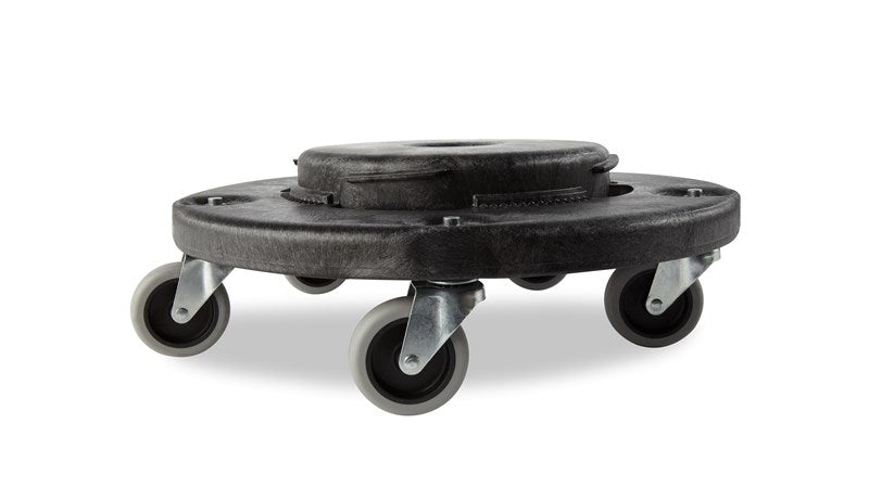 Rubbermaid Abfallsammler/Kehrichtsackhalter (mobil) FG264000BLA – für BRUTE 75,7 L und andere – schwarz, 5 Rollen