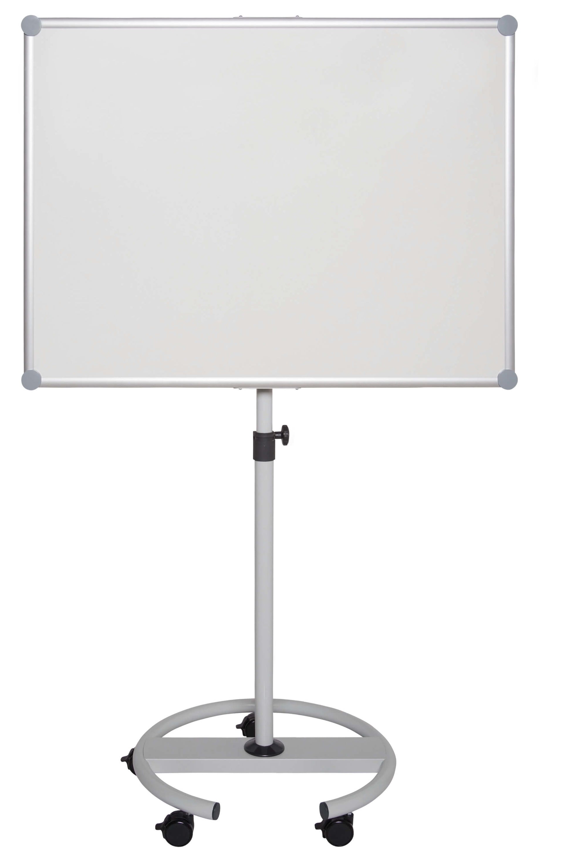 MAULpro Flipchart mobil Rundfuss – Emaille-Oberfläche, 5 Lenkrollen