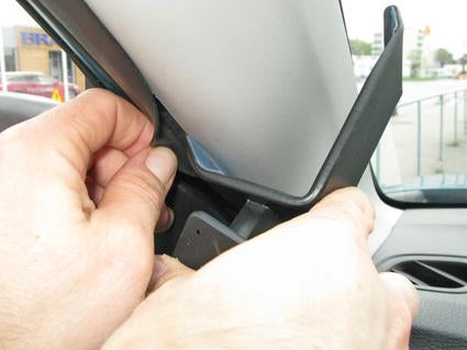 Brodit ProClip – Auto-Halterung – Klemmhalterung für Smartphones – Schwarz