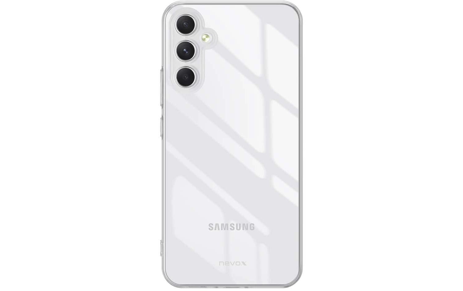 nevox StyleShell Flex Backcover – für Samsung Galaxy A35 5G, TPU, Transparent