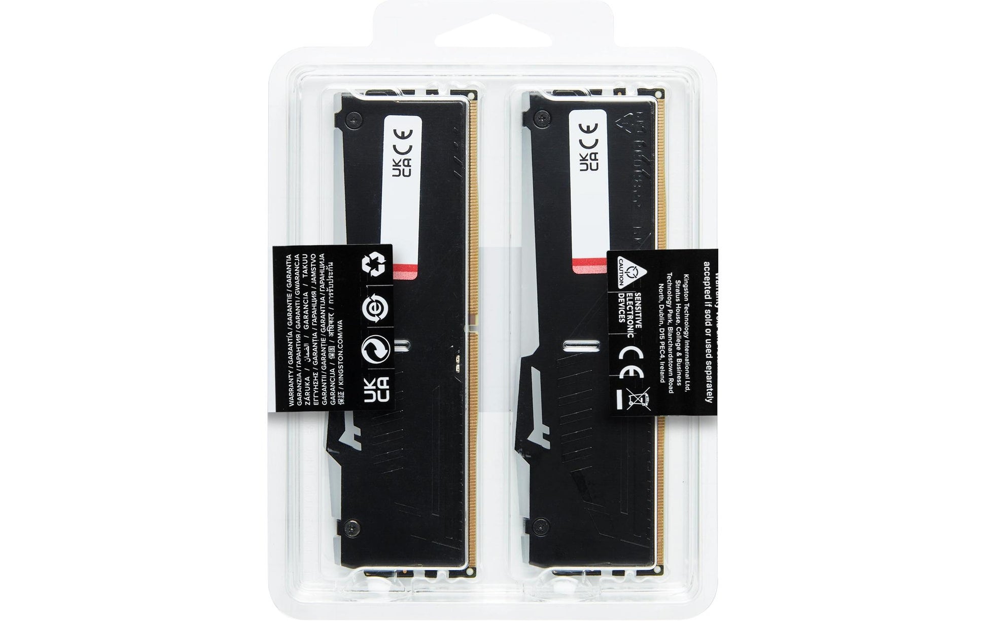 Kingston Technology Kingston FURY Beast – 64 GB (2×32 GB) DDR5-6400 CL32, 288‑Pin DIMM, EXPO, RGB, Schwarz