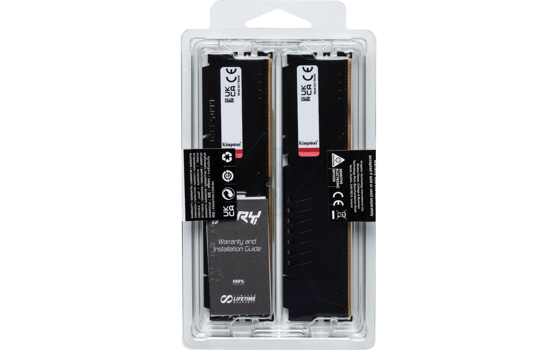 Kingston Technology Kingston FURY Beast – Arbeitsspeicher – 16 GB (2×8 GB) DDR5 6000 MT/s, CL30, 1,35 V, Schwarz, Kühlkörper