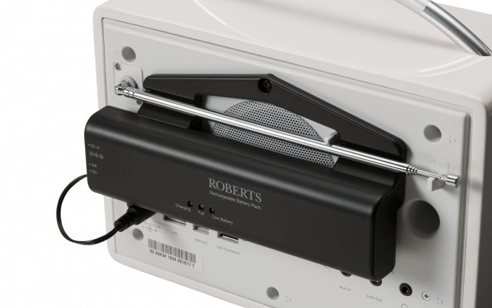Roberts Radio BP93I – Akku – für Roberts Radio Stream 93i – 3'200 mAh, 34,56 Wh, 10,8 V – 10 h – schwarz