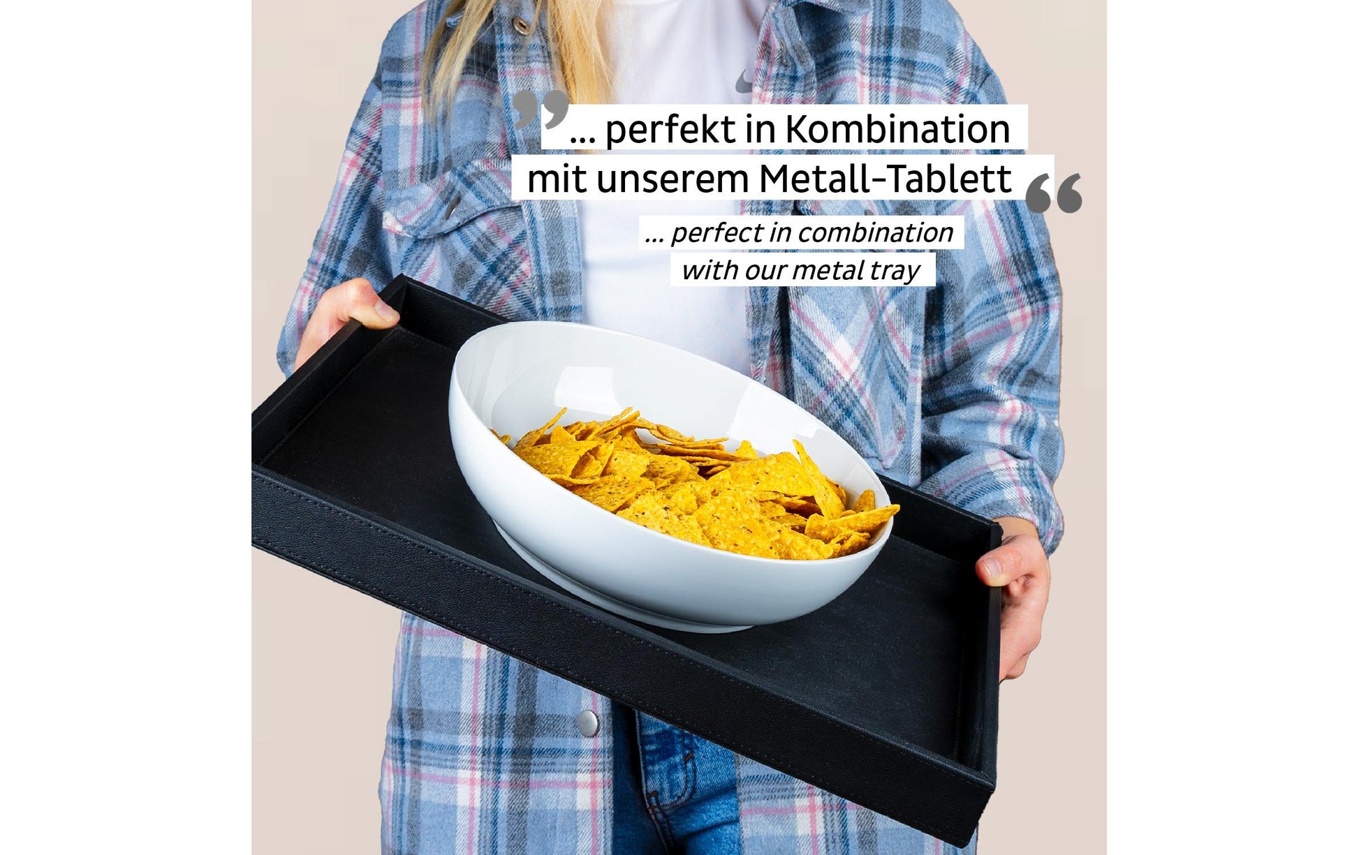 Silwy Magnet-Food-Bowl S0FB-1314-1 Salatschüssel – 2,4 l, Porzellan, Weiss