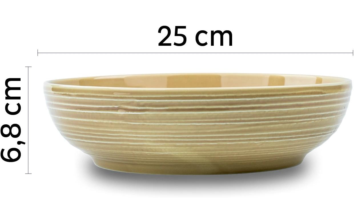 Silwy Salatschüssel – 2,4 l, Porzellan, Elfenbein