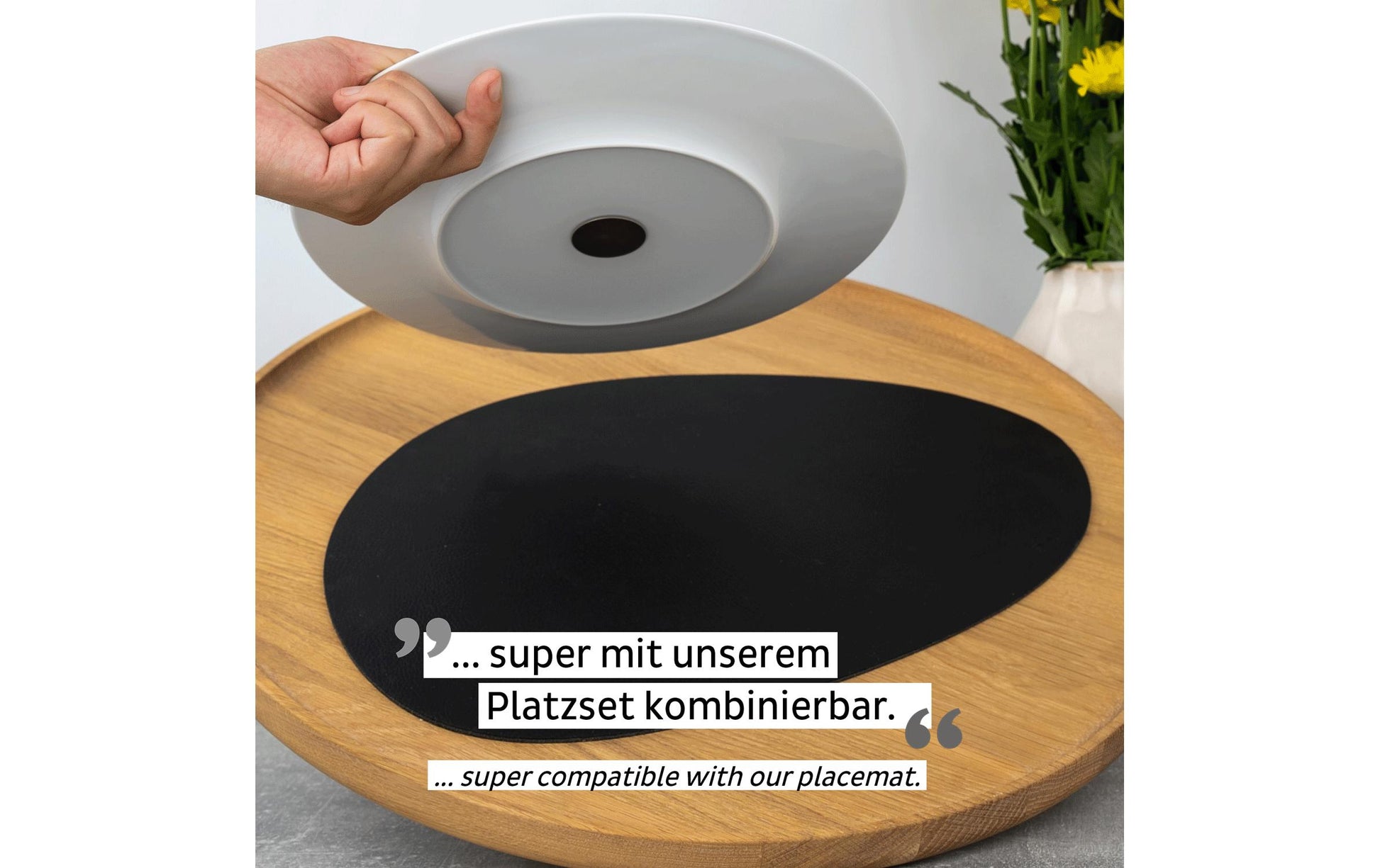Silwy OCEAN S0ST-1322-2-O Essteller – Porzellan, Blau, mit Magnet, 2 Stück