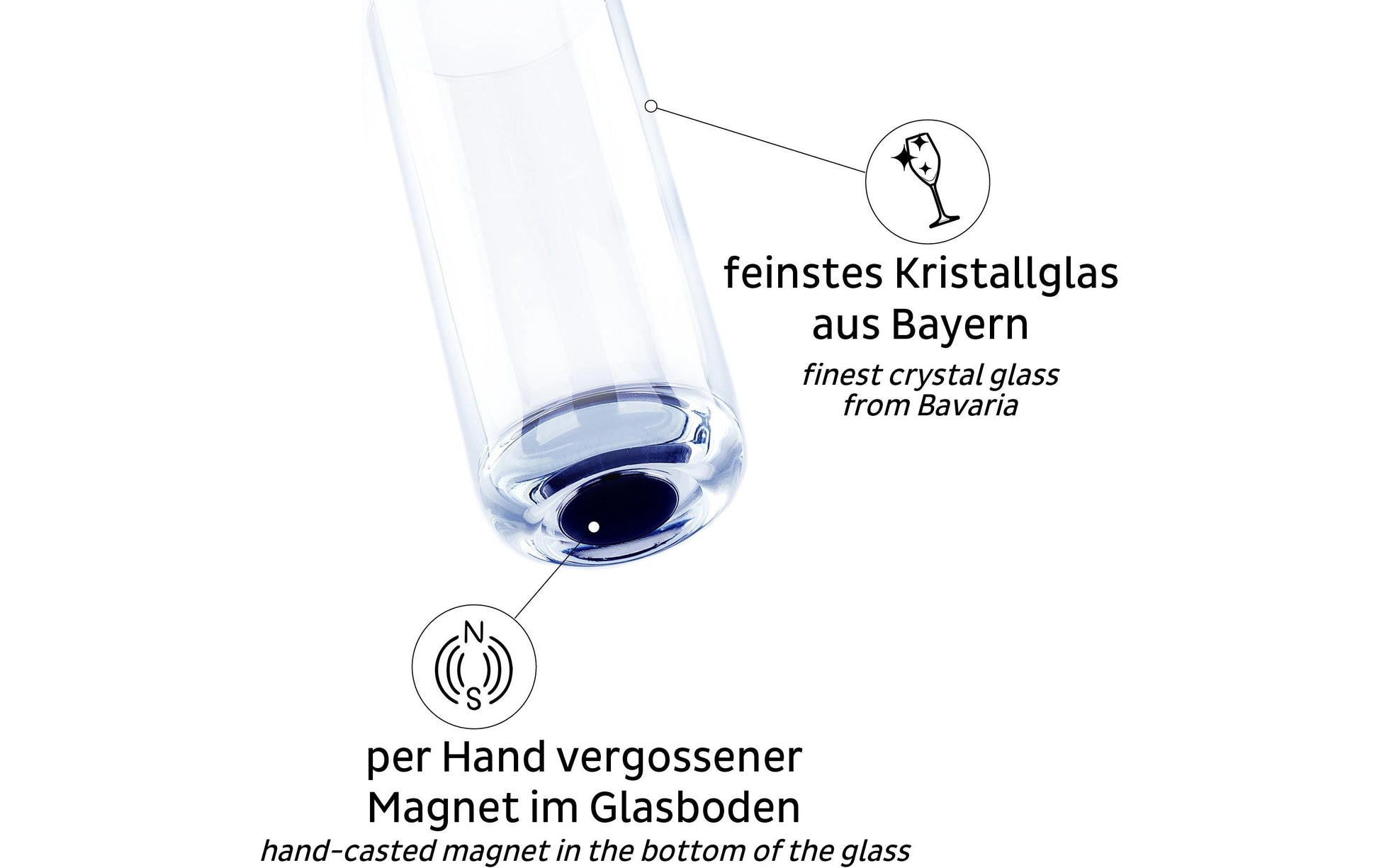 Silwy Longdrinkglas – 0,30 l, Kristallglas, transparent