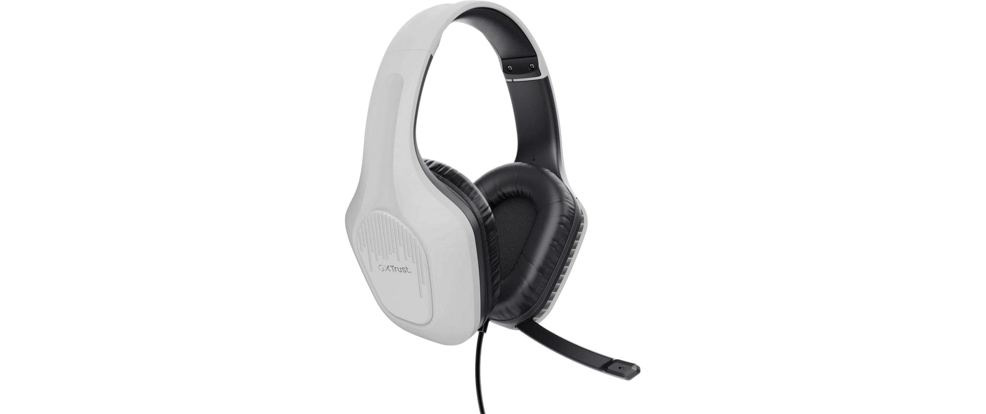 Trust GXT415PS Zirox Gaming-Headset – On-Ear, Stereo, Kabelgebunden, 3,5 mm Klinke, für PlayStation 5 (PS5), Weiss