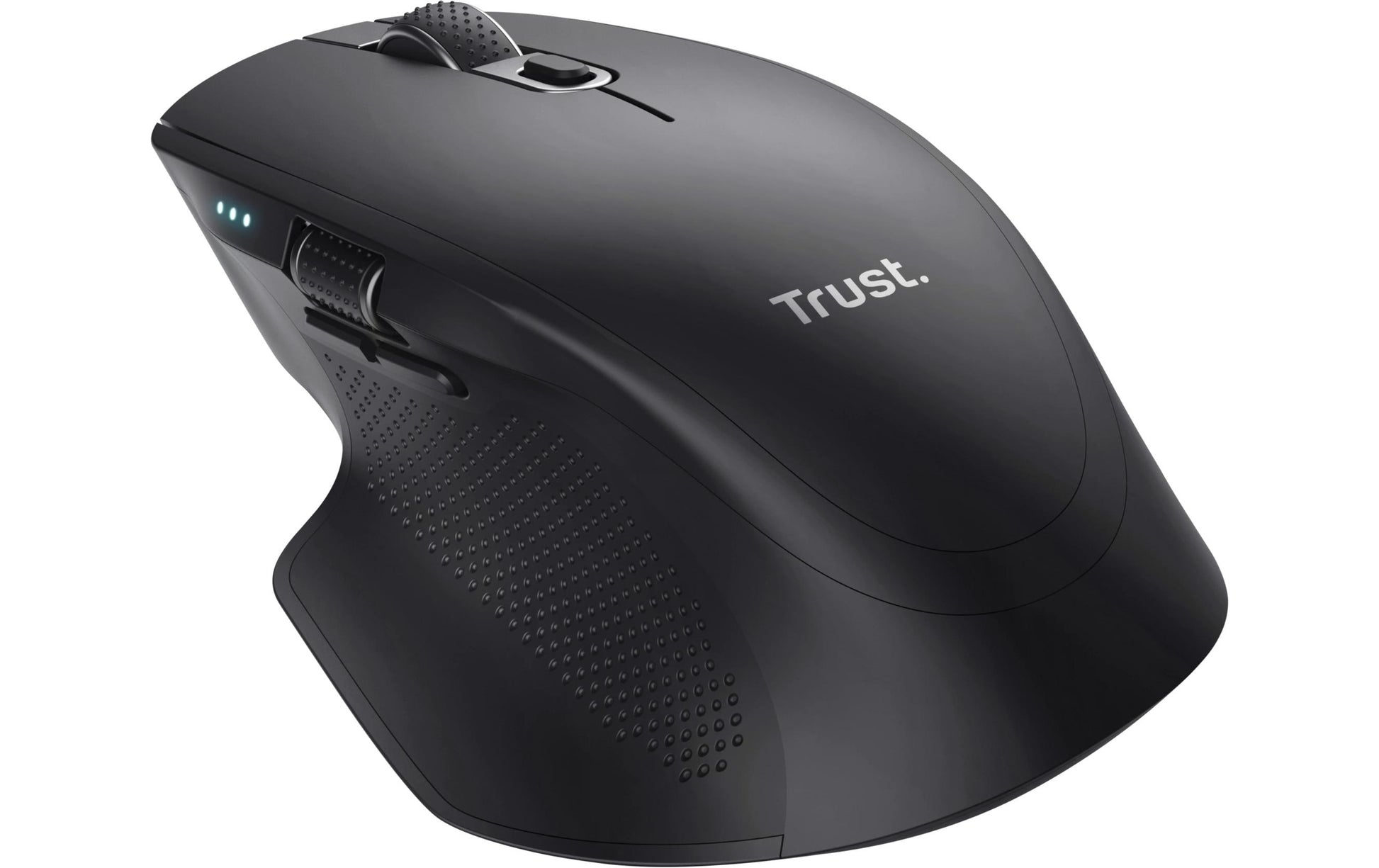 Trust Ozaa+ Multiconnect – Maus – Kabellos (Bluetooth/2,4 GHz), 3200 DPI, Rechts, Schwarz