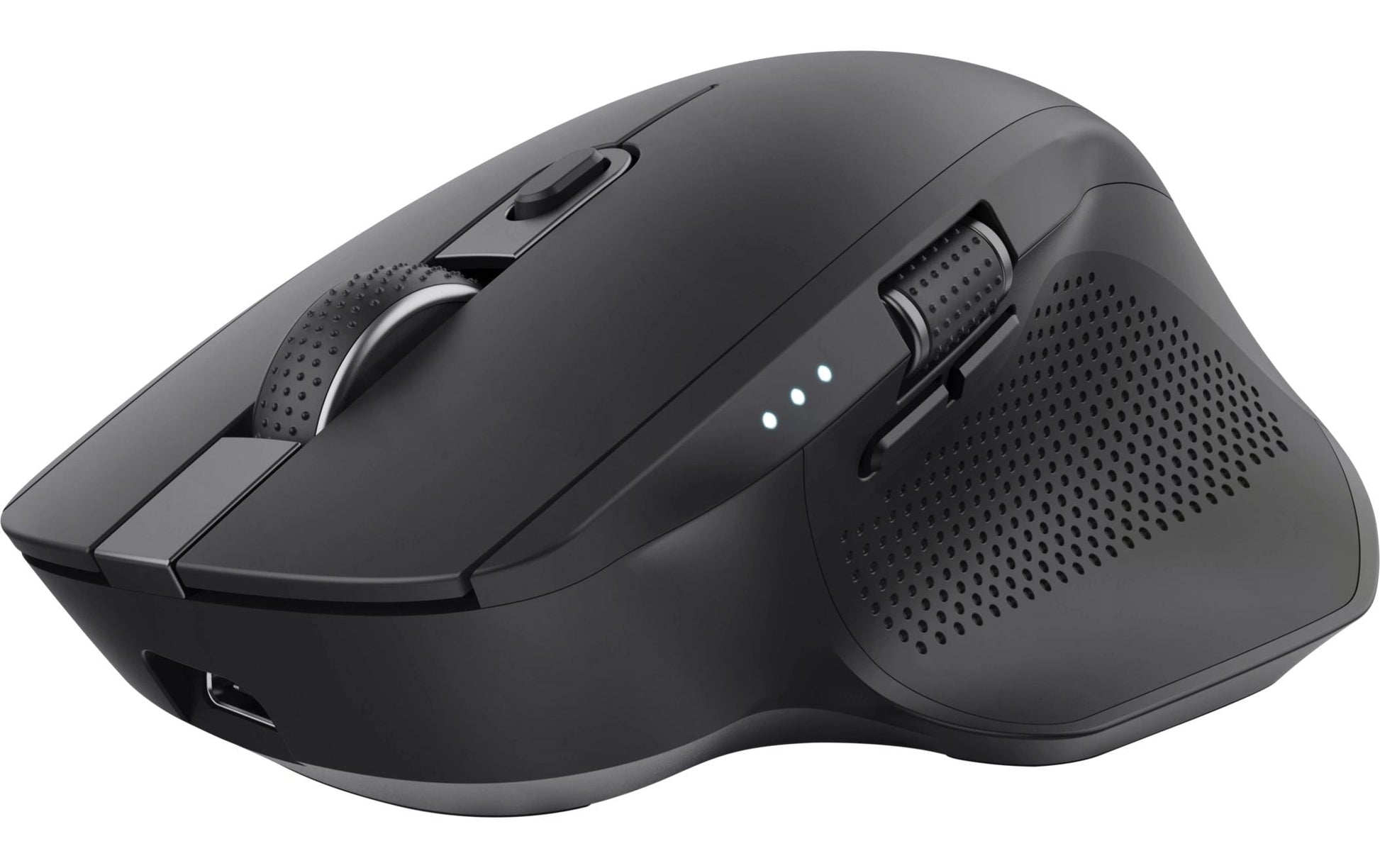Trust Ozaa+ Multiconnect – Maus – Kabellos (Bluetooth/2,4 GHz), 3200 DPI, Rechts, Schwarz