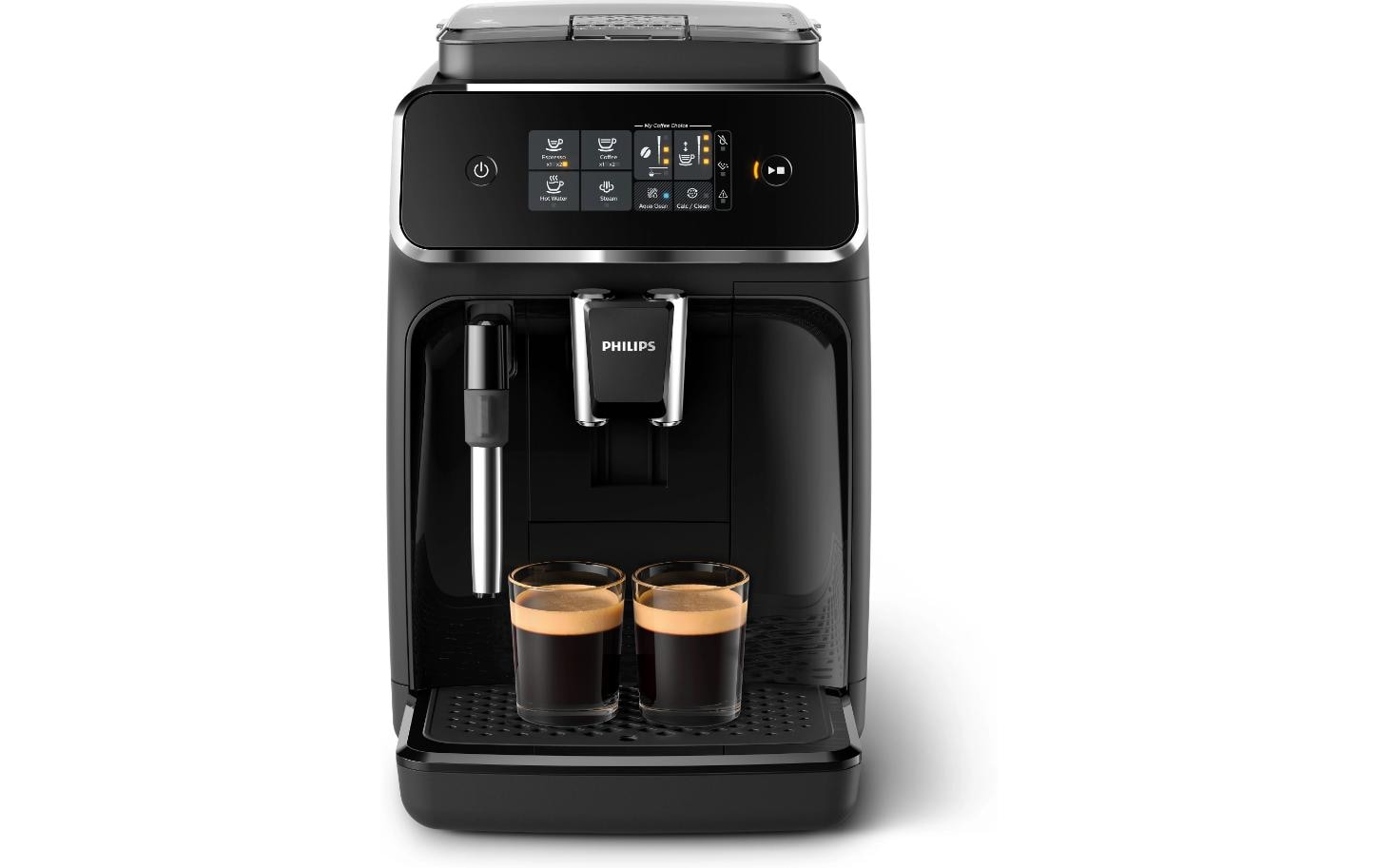 Philips 2200 Serie EP2225/10 Kaffeevollautomat – 15 bar, 1,8 l, 275 g, Keramik-Mahlwerk, Schwarz