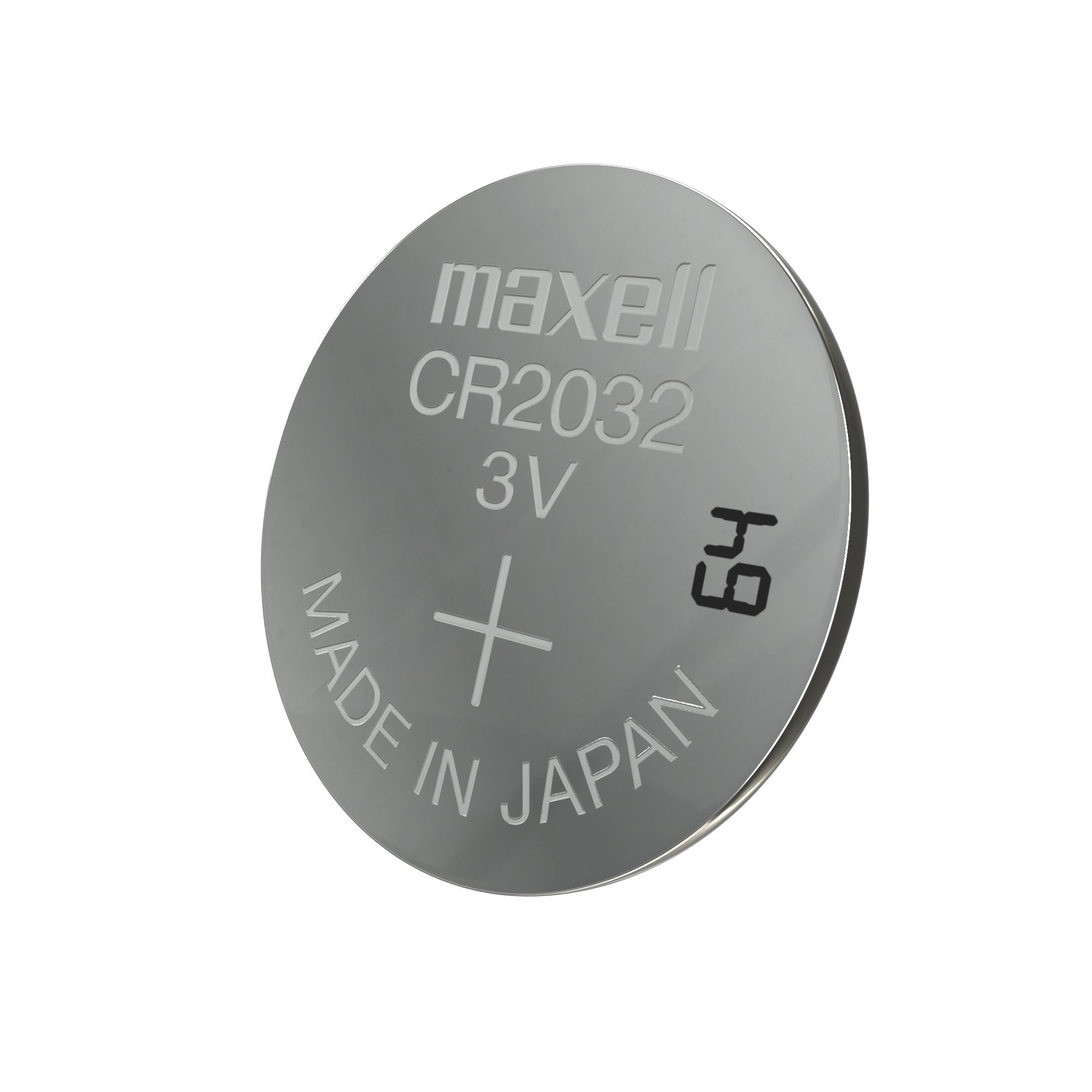 Maxell Knopfzellen CR2032, Lithium-Mangandioxid, 3 V – 5 Stk.