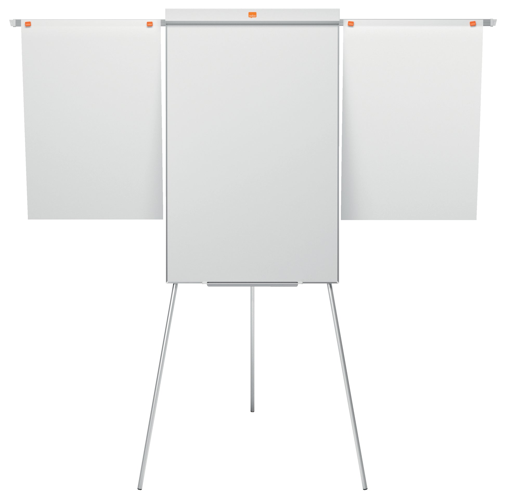 Nobo Impression Pro Flipchart Dreibein, magnetisch – 68,5 × 185 cm, mit 2 Seitenarmen