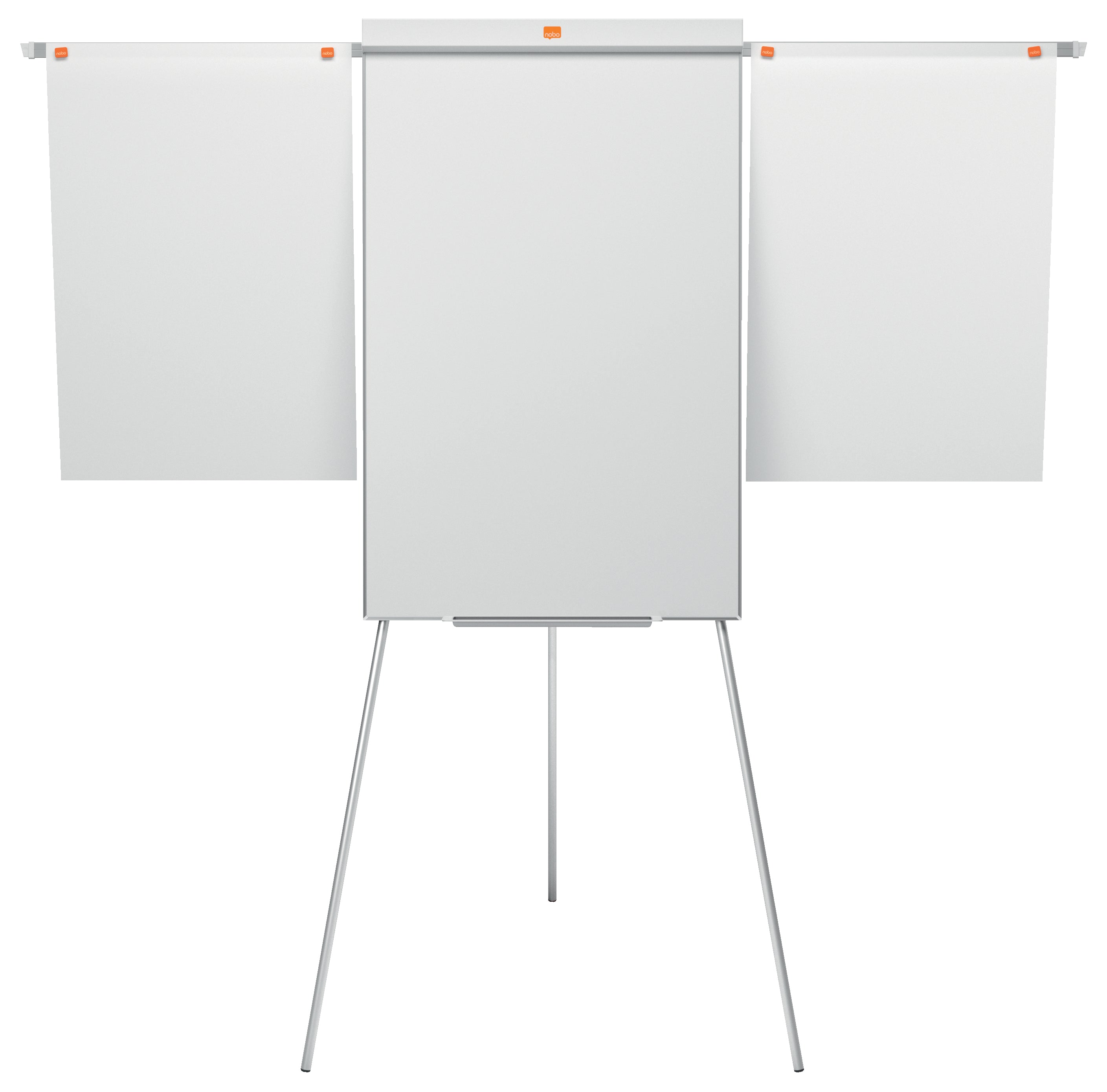 Nobo Impression Pro Flipchart Dreibein, magnetisch – 68,5 × 185 cm, mit 2 Seitenarmen