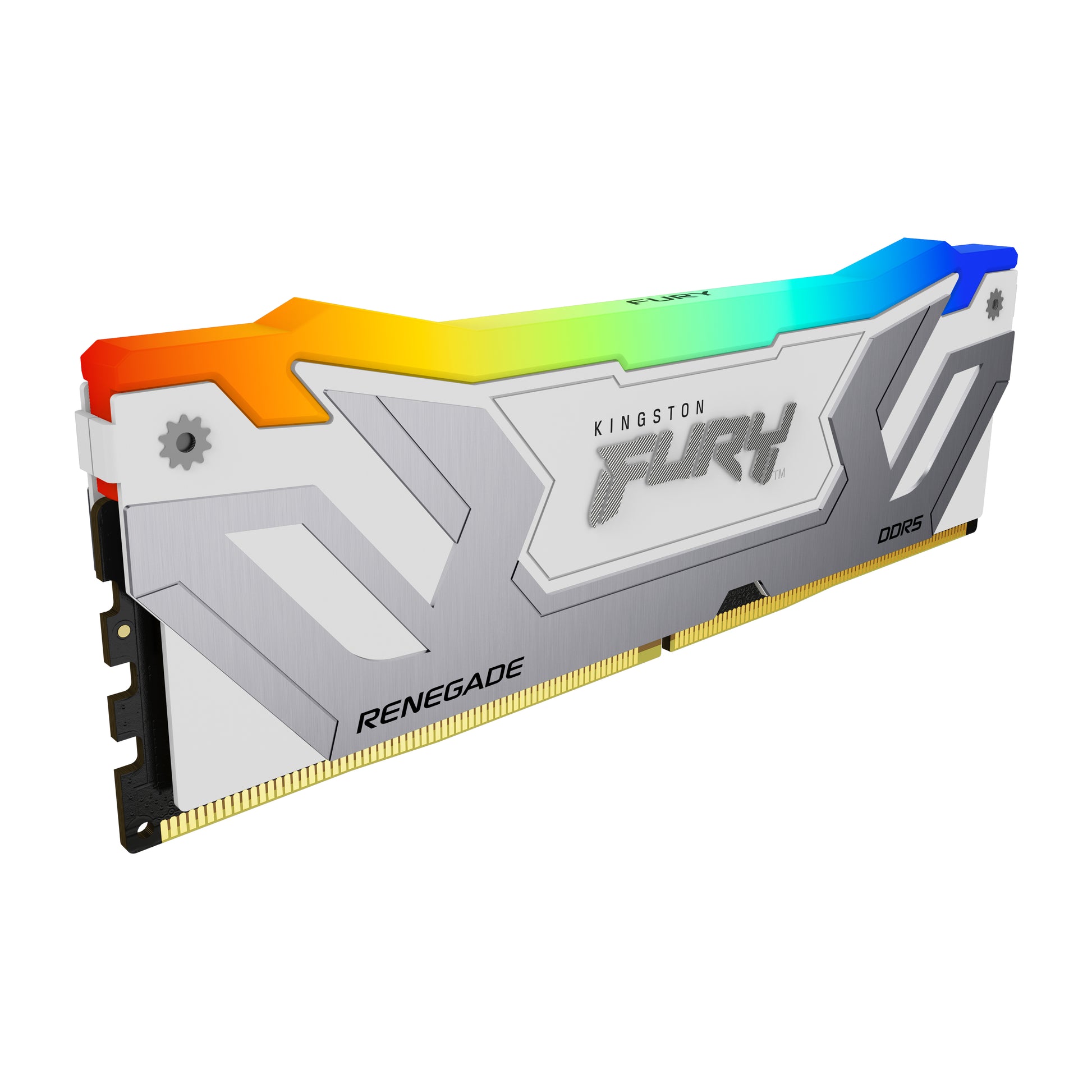 Kingston Technology Kingston Fury Renegade DDR5 DIMM 24 GB 8400 MT/s CL40, 288-Pin, RGB Weiss, Kühlkörper