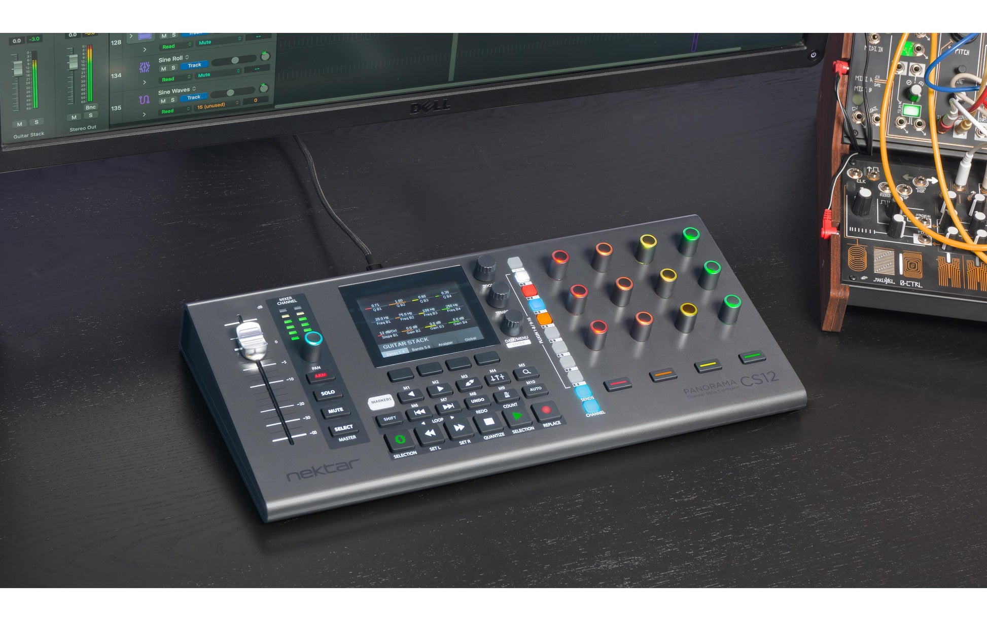Nektar Panorama CS12 – Tastatur, kabelgebunden (USB), Grau – für macOS, Logic Pro