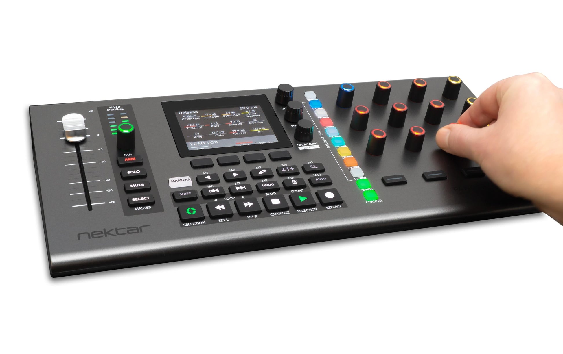 Nektar Panorama CS12 – Tastatur, kabelgebunden (USB), Grau – für macOS, Logic Pro