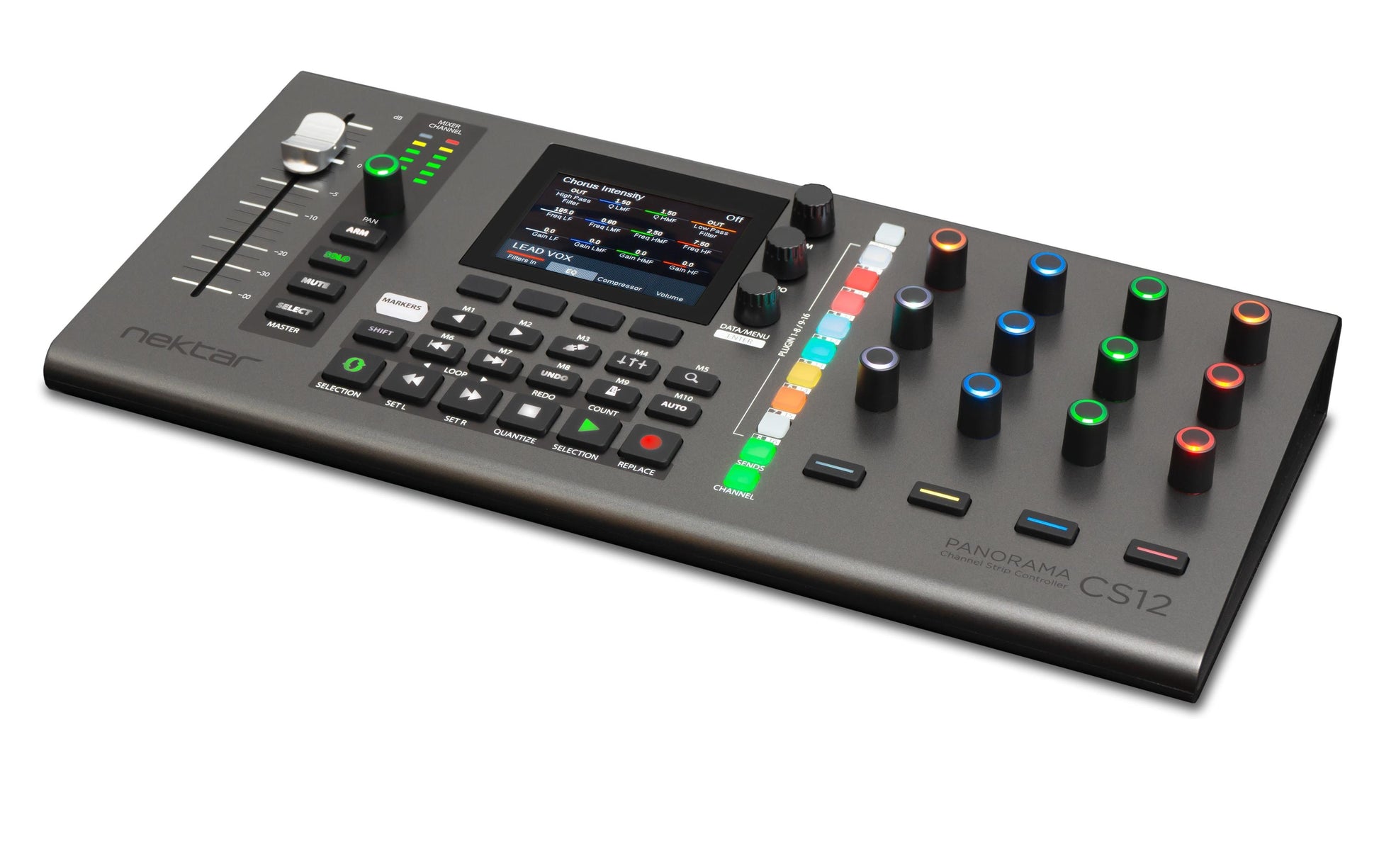 Nektar Panorama CS12 – Tastatur, kabelgebunden (USB), Grau – für macOS, Logic Pro
