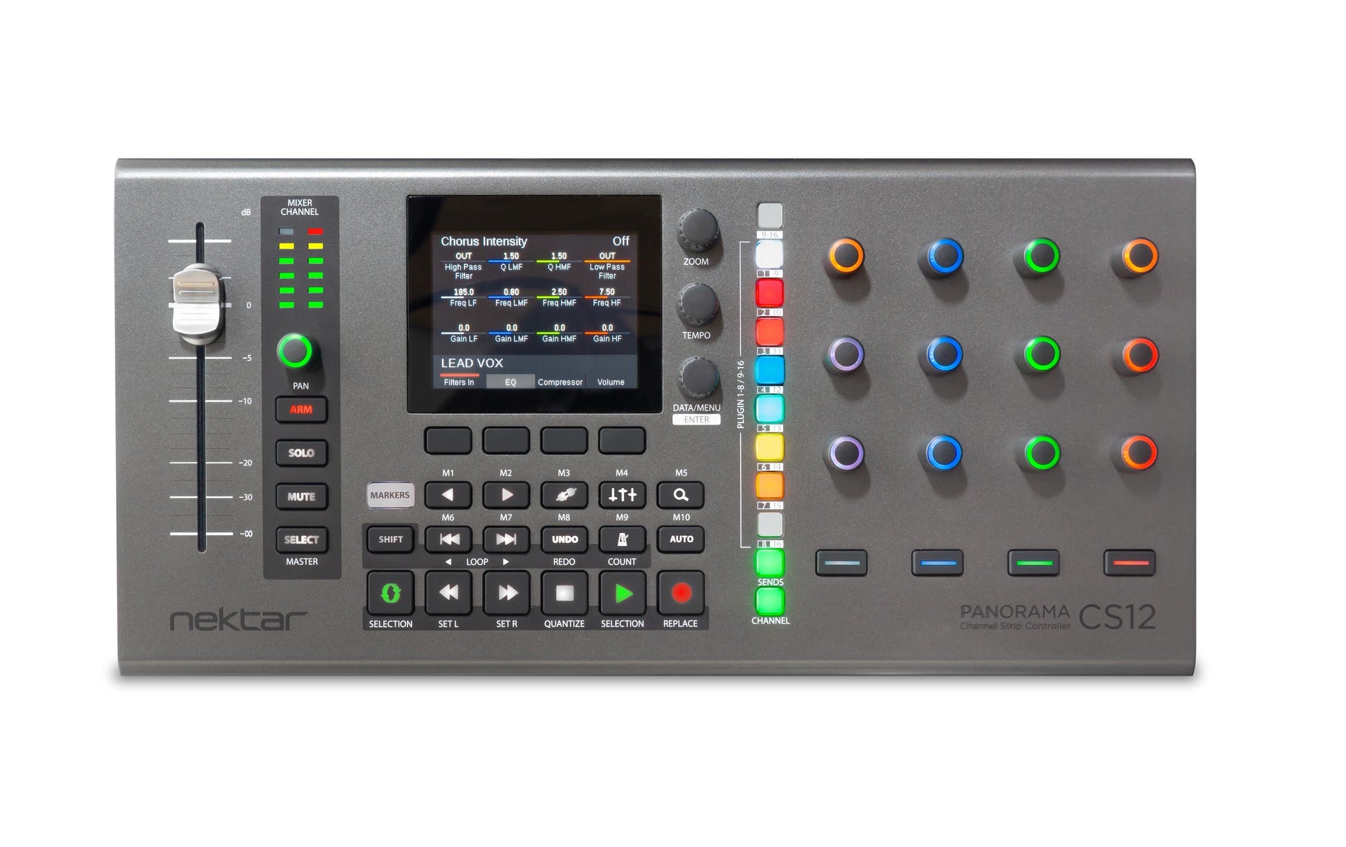Nektar Panorama CS12 – Tastatur, kabelgebunden (USB), Grau – für macOS, Logic Pro