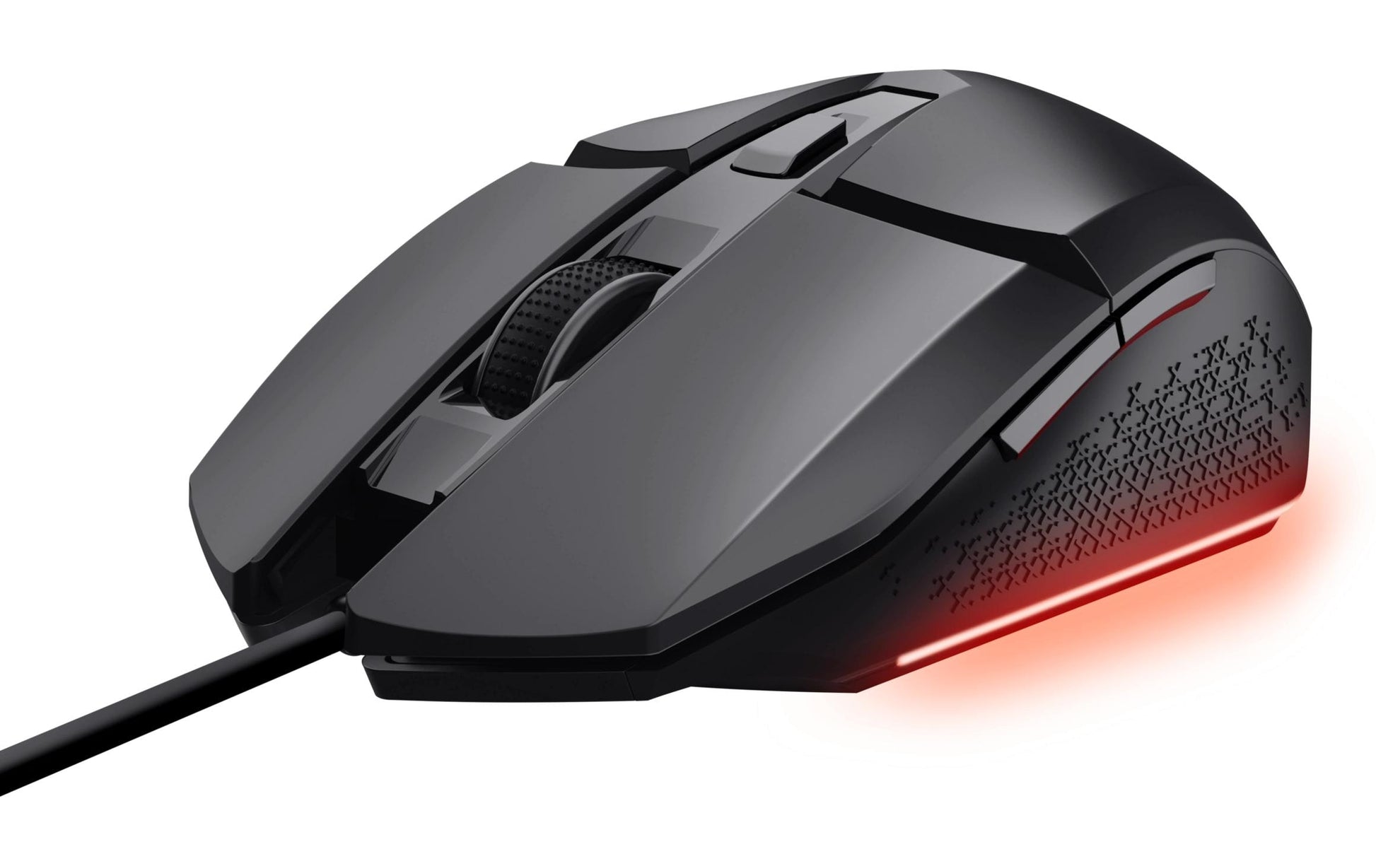 Trust GXT109 Felox Gaming-Maus – kabelgebunden, beidhändig, programmierbare Tasten, RGB-Beleuchtung, schwarz