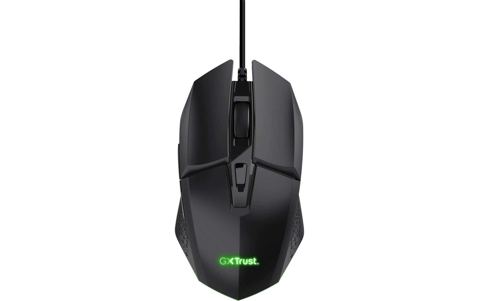 Trust GXT109 Felox Gaming-Maus – kabelgebunden, beidhändig, programmierbare Tasten, RGB-Beleuchtung, schwarz