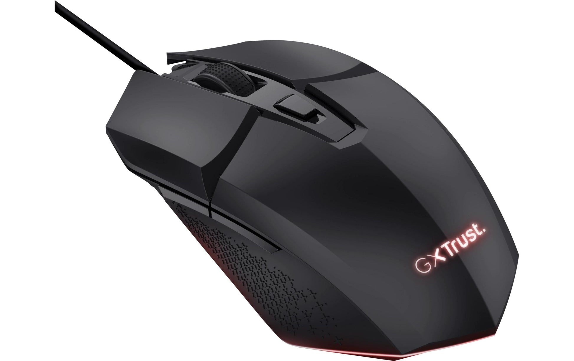 Trust GXT109 Felox Gaming-Maus – kabelgebunden, beidhändig, programmierbare Tasten, RGB-Beleuchtung, schwarz