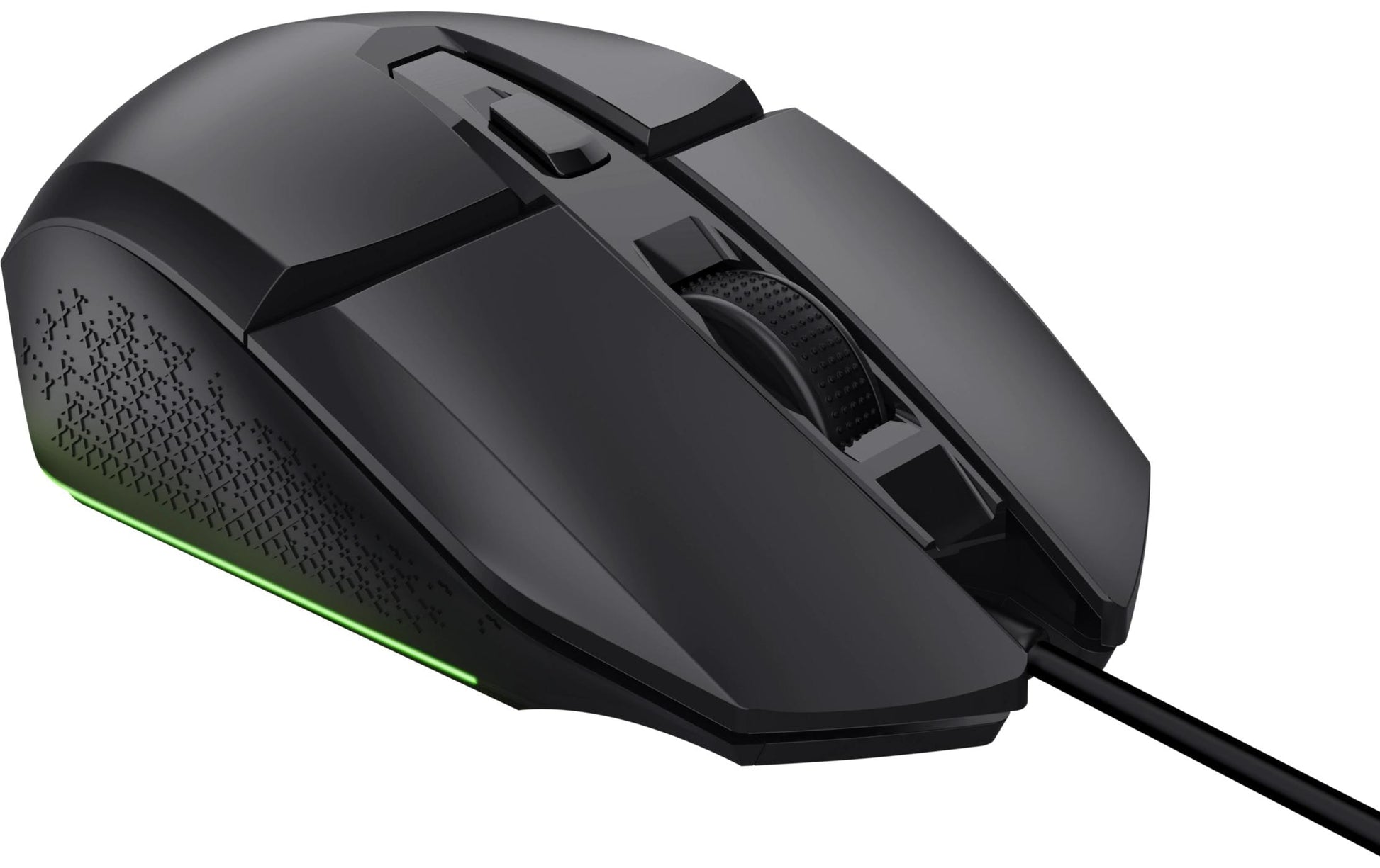 Trust GXT109 Felox Gaming-Maus – kabelgebunden, beidhändig, programmierbare Tasten, RGB-Beleuchtung, schwarz
